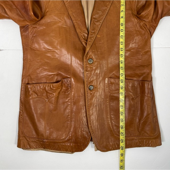 Brown Leather Jacket - Picture 4 of 5